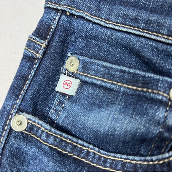 AG Adriano Goldschmied Prima Cigarette Crop Jeans Women’s 31 Blue Mid Rise Denim - Picture 5 of 14